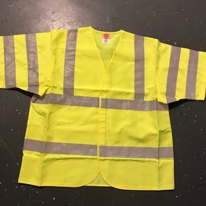 Yellow safety vest 🦺 with reflectors